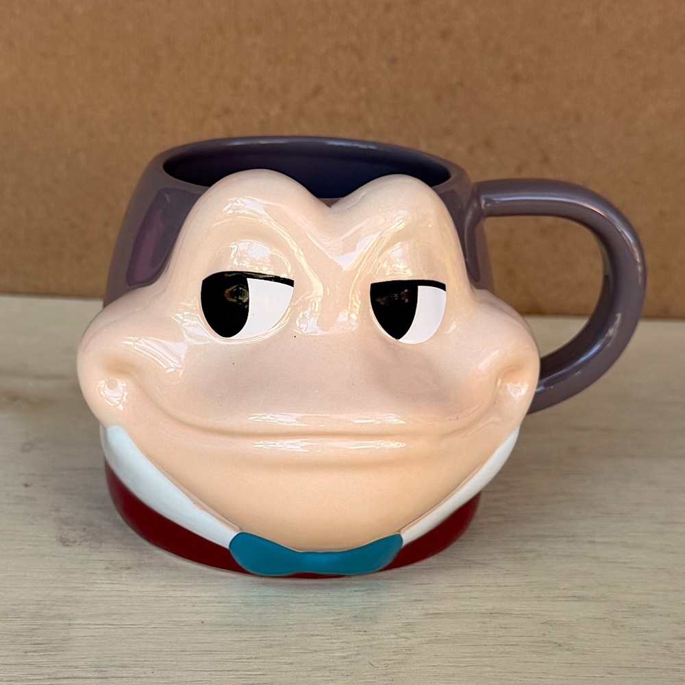 Disney Mr Toad 3D Face Mug Ceramic Coffee Cup Wind in the Willows Collectible